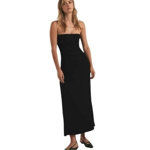 New!‎ Favorite Daughter Collette Strapless Jersey Ruched Maxi Dress